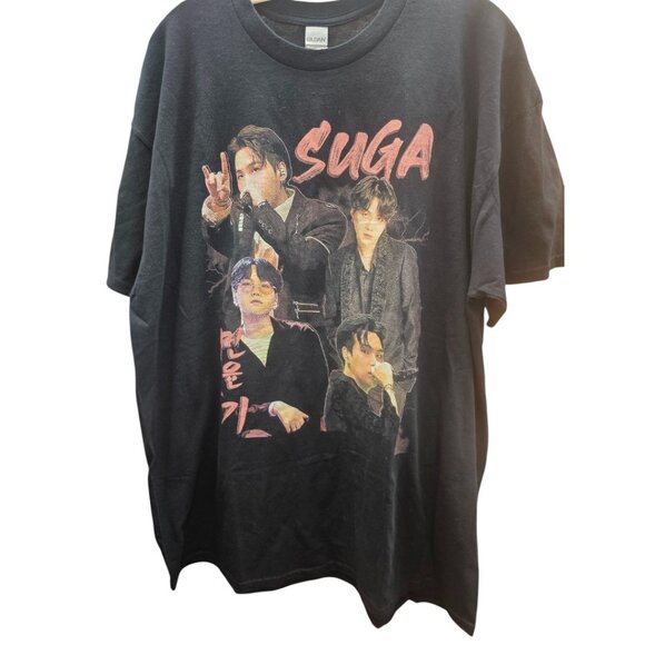 BTS Suga Graphic Heavy Cotton Tee Shirt (2XL) - Picture 6 of 6